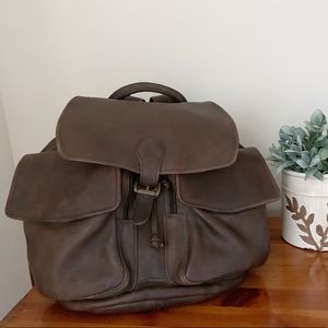 L.L. Bean leather backpack
